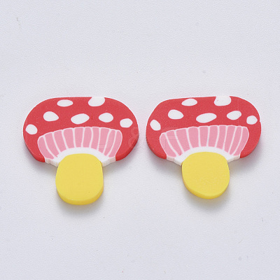 Handmade Polymer Clay Cabochons X-CLAY-R084-11-1