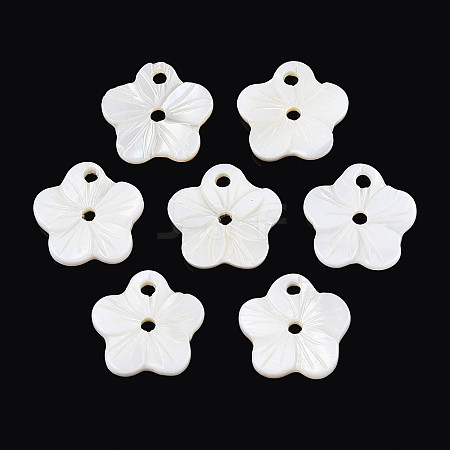 Natural Freshwater Shell Buttons SHEL-N038-11-1