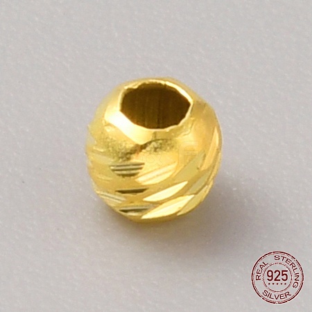 Sterling Silver Bead STER-WH0019-08A-G-1