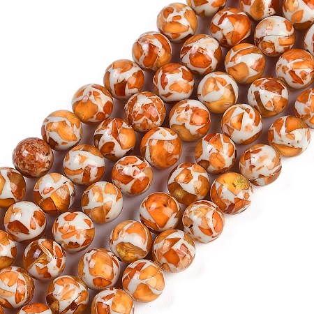 Sythetic Amber Beads Strands X1-G-M199-02G-1