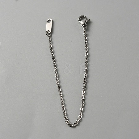 304 Staimless Steel Cable Chain Extender LS-STAS-WH0001-14C-P-1
