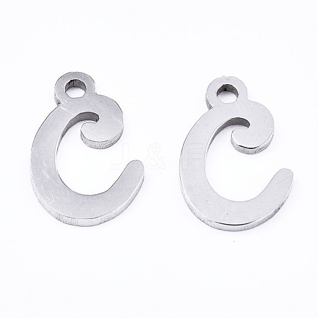 Non-Tarnish 201 Stainless Steel Charms X-STAS-T044-217P-C-1