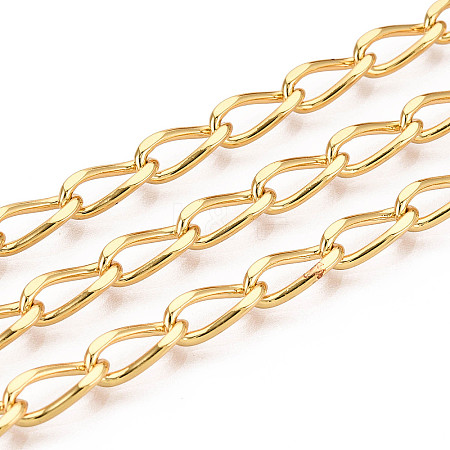 Brass Curb Chains CHC-T018-50G-1