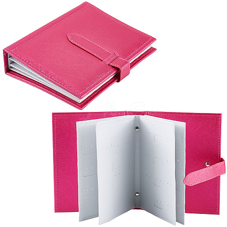 Portable PU Leather Earring Display Book EDIS-WH20011-01D-1