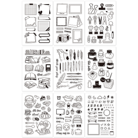 Acrylic Stamps DIY-GL0001-27-1