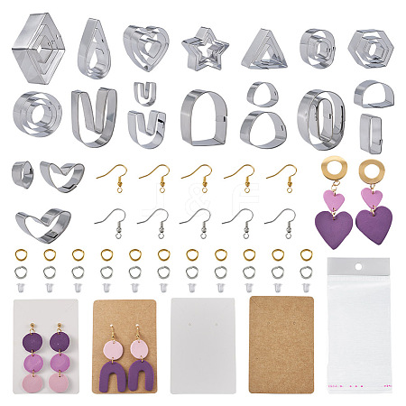 FASHEWELRY DIY Earring Making Finding Kits DIY-FW0001-22-1