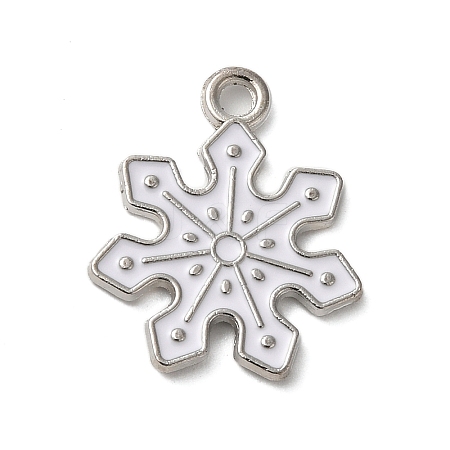 Winter Theme Alloy Enamel Pendants ENAM-M002-05U-P-1