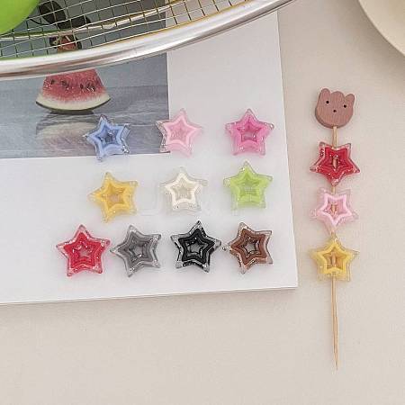 Transparent Acrylic Beads OACR-N138-43-1