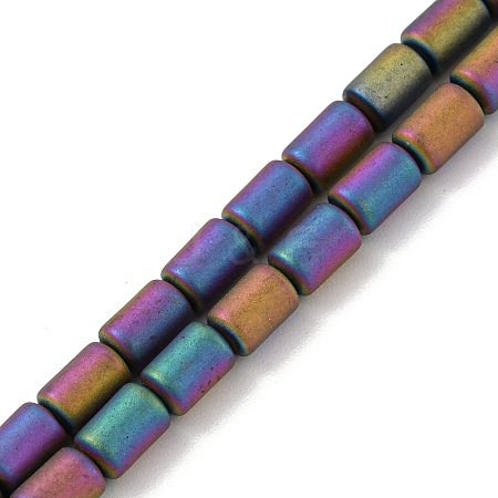 Electroplated Synthetic Non-magnetic Hematite Beads Strands G-Z032-I02-10D-1