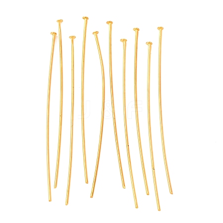 Brass Flat Head Pins LS-X-HP5.0cmCY-G-1