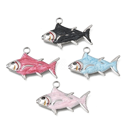 304 Stainless Steel Pendants STAS-N108-105P-1