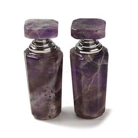 Natural Amethyst Dropper Perfume Bottles DJEW-H010-03P-01-1