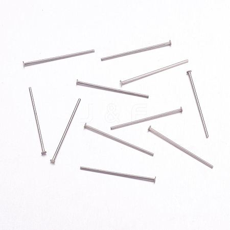 304 Stainless Steel Flat Head Pins X-STAS-F117-58P-1.8x25-1