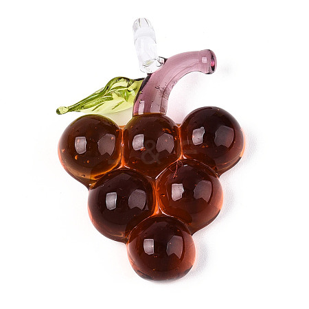 Handmade Lampwork Pendants LAMP-N034-16D-1