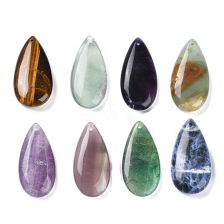 Natural Gemstone Pendants G-F731-04-M-1