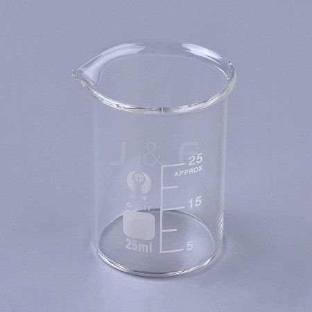 Glass Beaker Measuring Cups TOOL-WH0079-52B-1