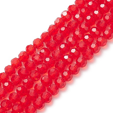 Transparent Glass Bead Strands GLAA-G013-8mm-98-1