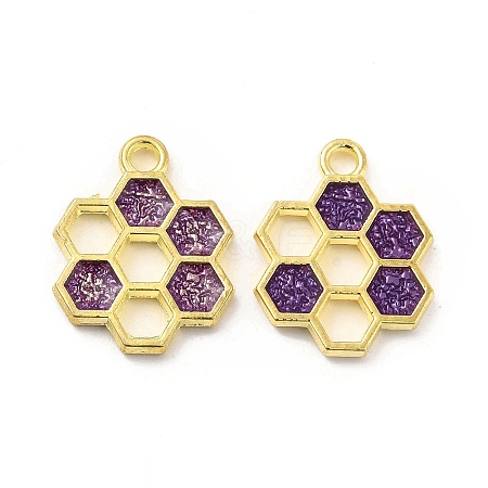 Alloy Enamel Pendants ENAM-J650-06G-05-1