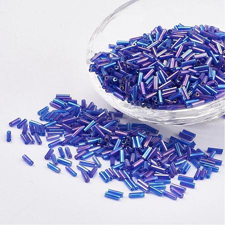 Glass Bugle Beads SEED-E001-12mm-168-1