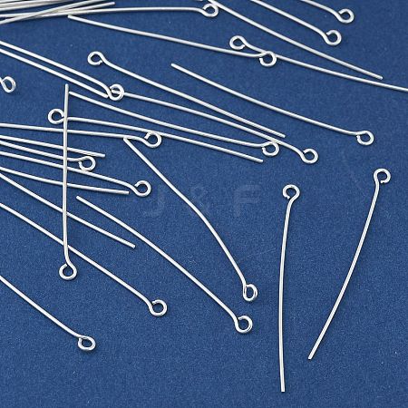 Brass Eye Pins KK-H258-08C-S-1