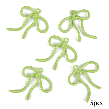 5Pcs Baking Paint Alloy Pendants FIND-YW0009-10G-1