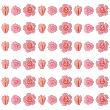 60Pcs 3 Styles Dyed Synthetic Coral Carved Beads CORA-SC0001-21A-1