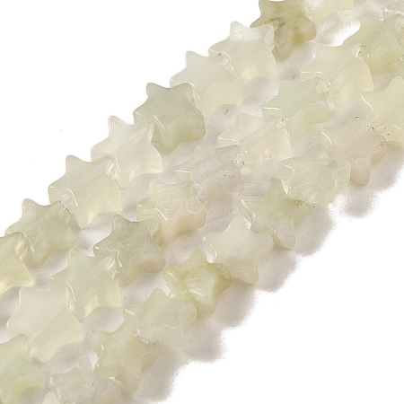 Natural New Jade Beads Strands G-G085-B38-02-1