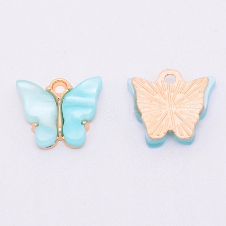 Acrylic Pendants OACR-WH0006-04A-1