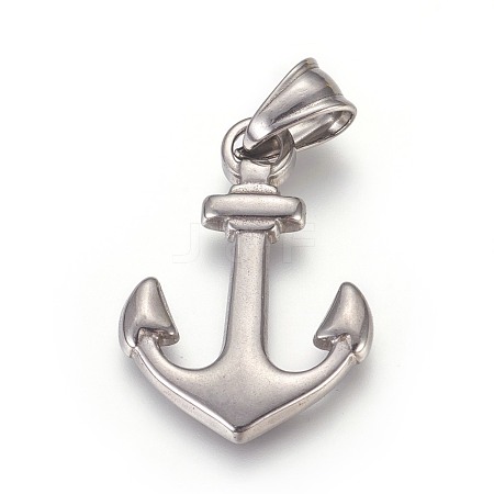 Non-Tarnish 304 Stainless Steel Pendants STAS-E449-21P-1