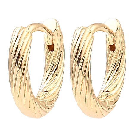 Brass Hoop Earrings EJEW-I289-04KCG-1