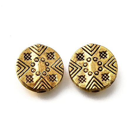 Tibetan Style Alloy Beads TIBE-L008-05AG-1