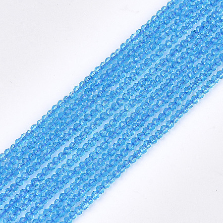 Synthetic Quartz Crystal Beads Strands G-T119-05G-1