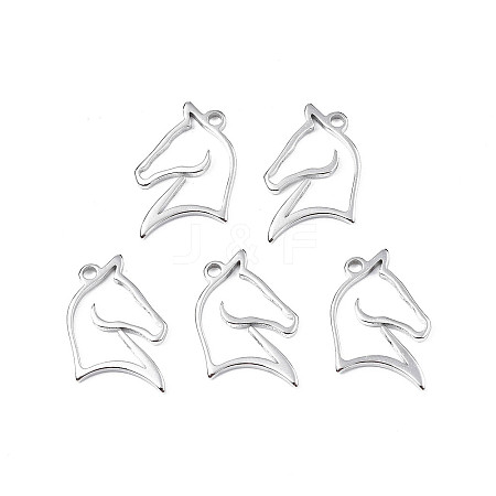 Non-Tarnish 201 Stainless Steel Pendants X-STAS-T063-167P-1