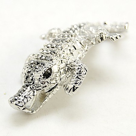 Alloy Rhinestone Links connectors ALRI-H316-03-1