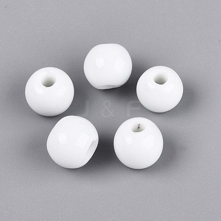 Vintage Handmade Porcelain Beads PORC-Q006-13A-39-1