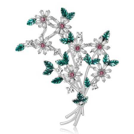 Chrysanthemum Flower Enamel Pins JEWB-B035-01P-1