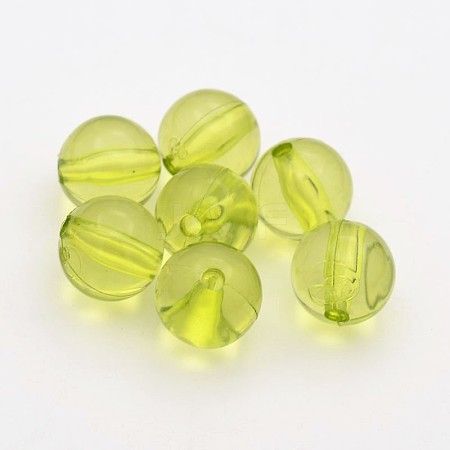Transparent Acrylic Beads TACR-P053-22mm-26L-1