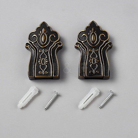 Aluminum Folding Hideaway Coat Hooks FIND-WH0173-526A-1