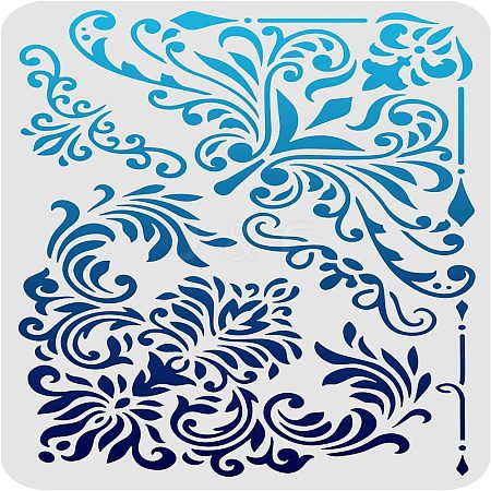 Plastic Reusable Drawing Painting Stencils Templates DIY-WH0202-280-1