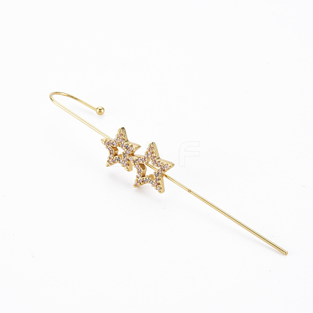 Star Stud Earring EJEW-N099-003-NF-1