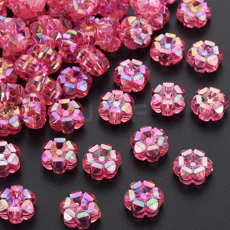 Transparent Acrylic Beads MACR-S373-06-C08-1
