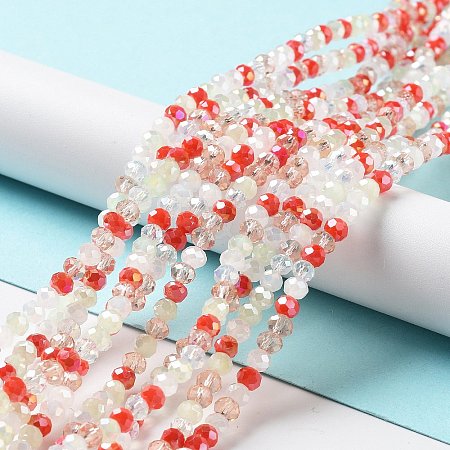 Glass Beads Strands EGLA-A034-M4mm-10-1