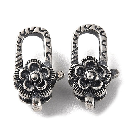 925 Thailand Sterling Silver Lobster Claw Clasps STER-D003-39AS-1