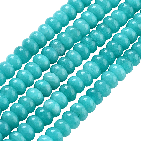 2 Strands Natural White Jade Beads Strands G-PA0001-23B-1