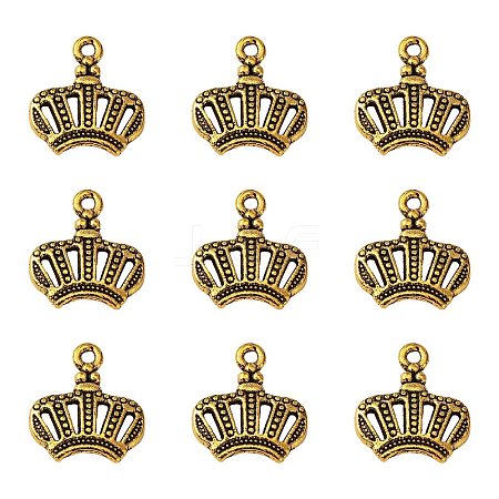 Tibetan Style Alloy Charms X-TIBEP-S029-AG-LF-1