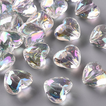 Transparent Acrylic Beads TACR-S156-015-1