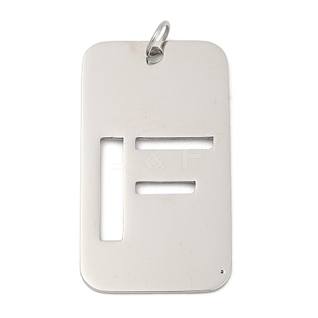 304 Stainless Steel Pendants STAS-M115-01P-F-1