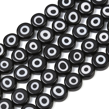 Handmade Evil Eye Lampwork Beads LAMP-C028-02G-1