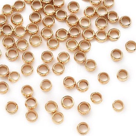 Brass Crimp Beads KK-S509-01KCG-04-1