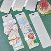  64 Pcs 2 Styles Paper Hair Clip Display Cards CDIS-NB0001-16-4